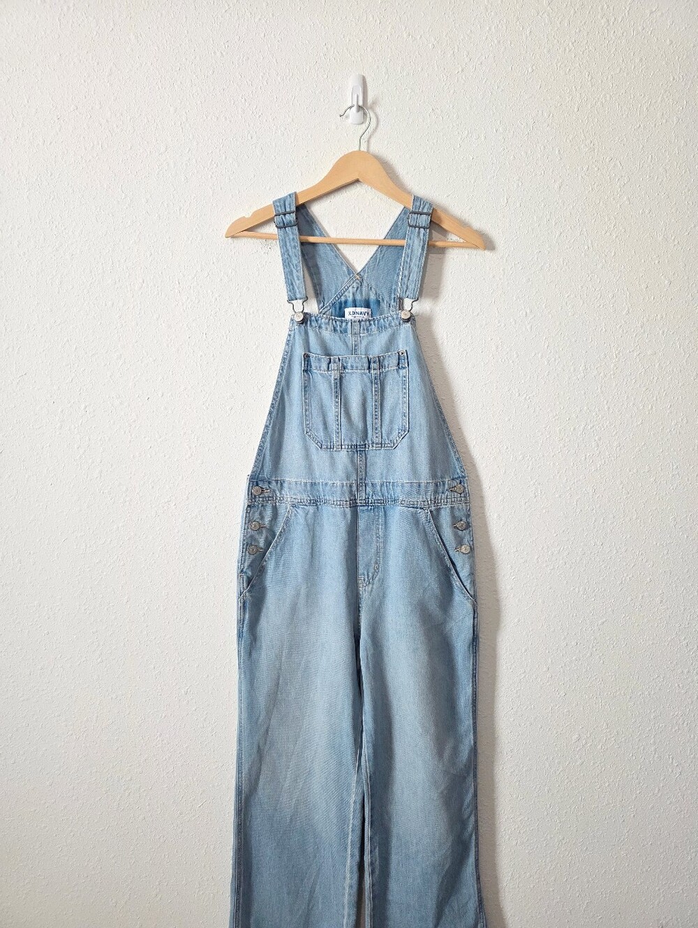 Baggy Wide Leg Denim Overalls 4